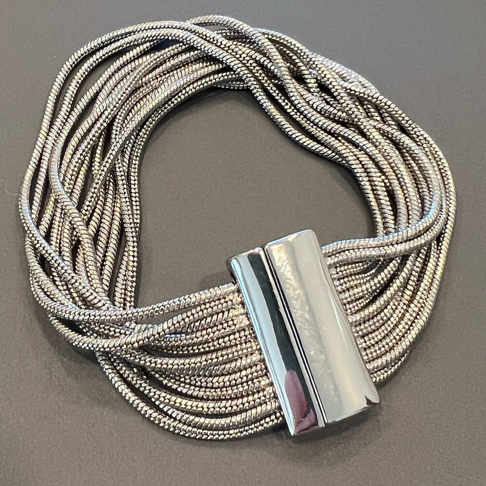 Silver Multi-Strand Necklace